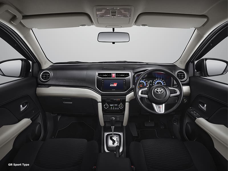 Beyond Interior   Modern and dashing look as well as maximum comfort while driving.  Highlight Features    Distinctive Soft Touch Dashboard New Cutting-Edge Entertainment Unit New Progressive Combination Meter Auto A/C With Digital Display Comfortable Tilt Steering Smart Start/Stop Engine Button